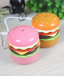Cute Burger Shape Mini Humidifier Lamp