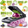 Multifunctional food chopper 6 in 1 kitchen vegetable cutter 1 set