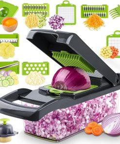 Multifunctional food chopper 6 in 1 kitchen vegetable cutter 1 set